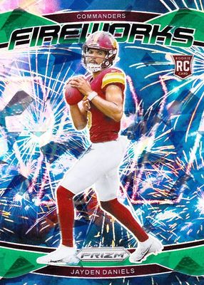 2024 Prizm #24 Fireworks - Green Ice