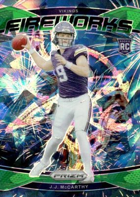 2024 Prizm #18 Fireworks - Green Ice