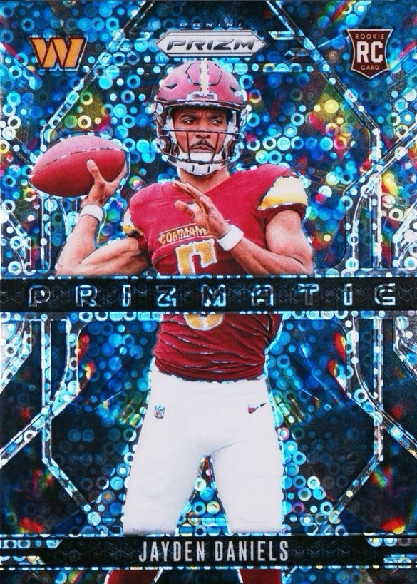 ☆ダニエルさまァ➰☆様 S 3本 Jayden Daniels 2024 Prizm #3 Prizmatic - No Huddle Price Guide