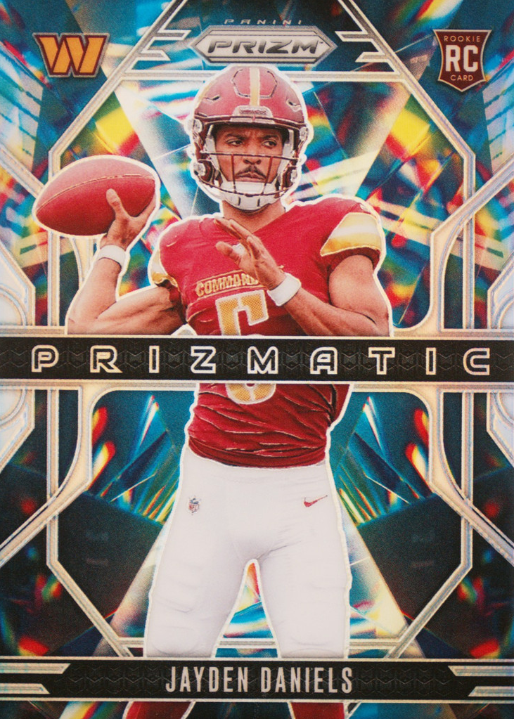 Jayden Daniels 2024 Prizm #3 Prizmatic - Silver Price Guide