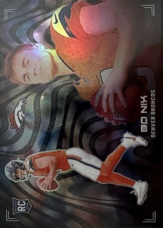 Bo Nix 2024 Prizm #5 Profiles /(SSP) Rookie RAW