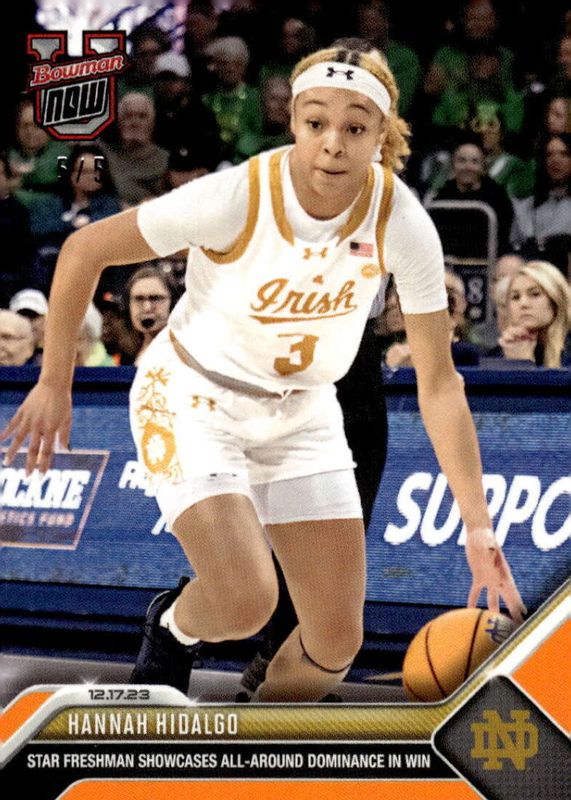 Hannah Hidalgo 2023 Bowman U Now #22 Orange /5 RAW
