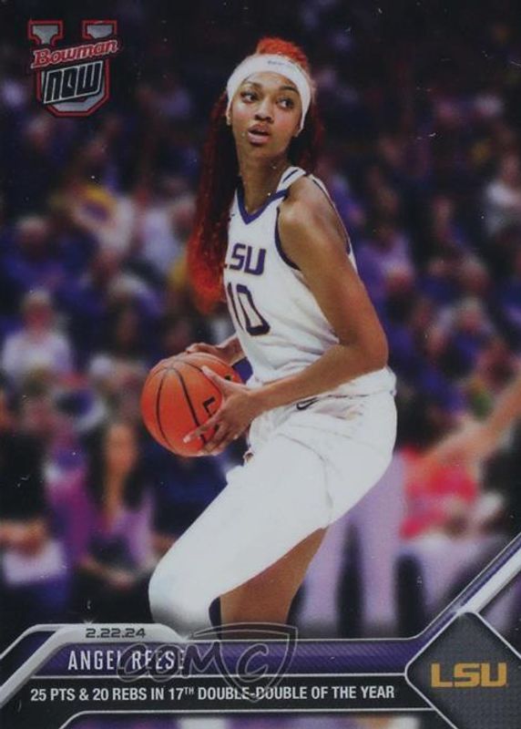 Angel Reese 2023 Bowman U Now #53 Base (Print Run: 905) RAW