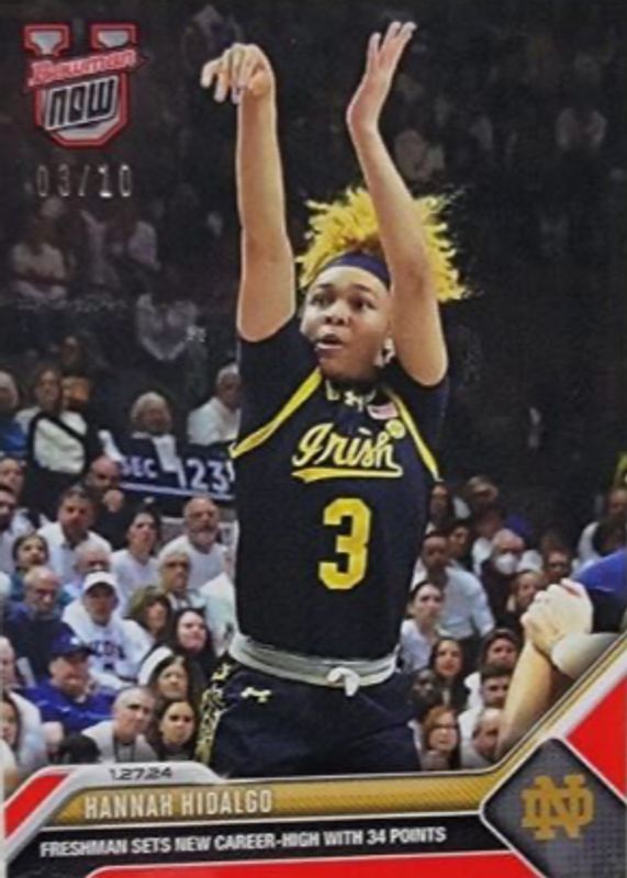 Hannah Hidalgo 2023 Bowman U Now #38 Red /10 RAW
