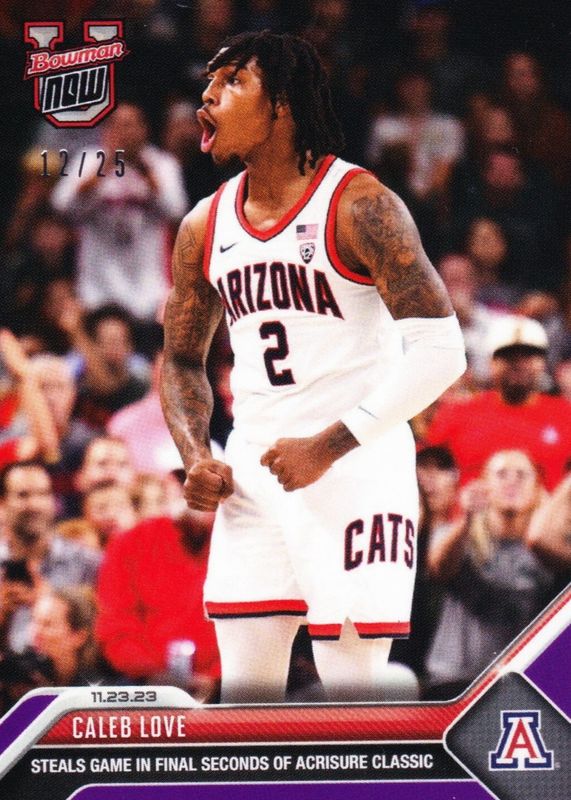 2023 Bowman U Now #8 Purple /25