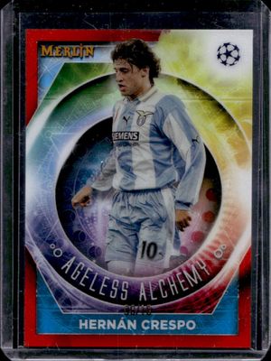 2022 Topps Merlin Chrome UEFA Club Competitions #AA-19 Ageless Alchemy - Red Refractor /10