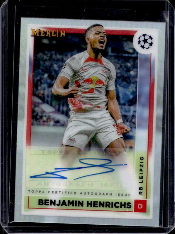 2022 Topps Merlin Chrome UEFA Club Competitions #AC-BH Autographs