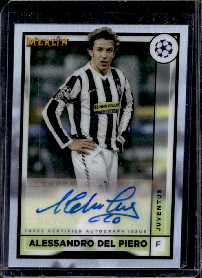 世界50枚！22-23 Topps Merlin DEL PIERO 直筆サイン 22-23 Topps DEL PIERO デルピエロ 直筆サイン 50シリ 22-23 Topps DEL