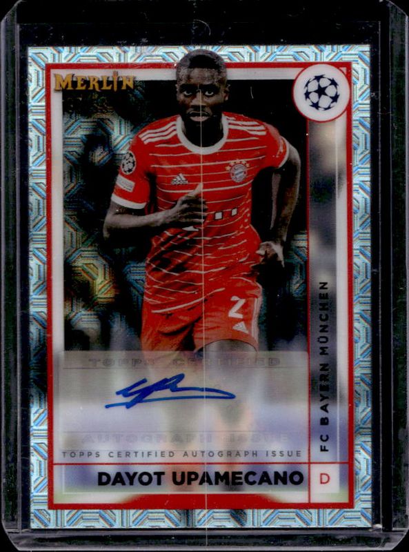 2022 Topps Merlin Chrome UEFA Club Competitions #AC-DU Autographs - Mojo Refractor /99
