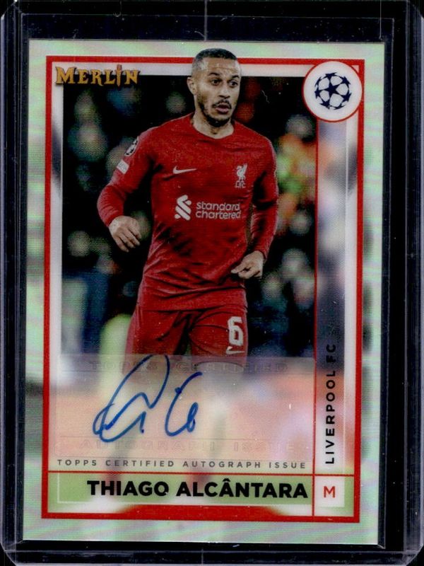 2022 Topps Merlin Chrome UEFA Club Competitions #AC-TA Autographs