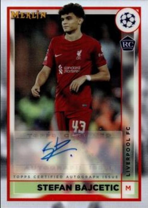 2022 Topps Merlin Chrome UEFA Club Competitions #AC-SB Autographs