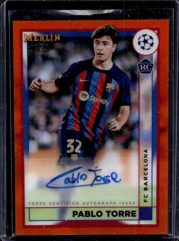 2022 Topps Merlin Chrome UEFA Club Competitions #AC-PT Autographs - Orange Refractor /25