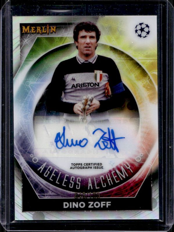 2022 Topps Merlin Chrome UEFA Club Competitions #AA-12 Ageless Alchemy Autographs /100