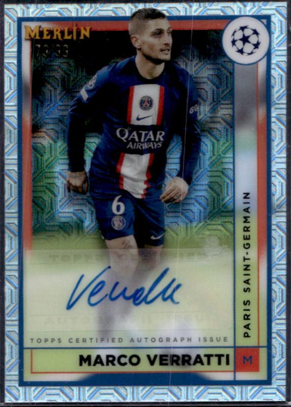 2022 Topps Merlin Chrome UEFA Club Competitions #AC-MV Autographs - Mojo Refractor /99