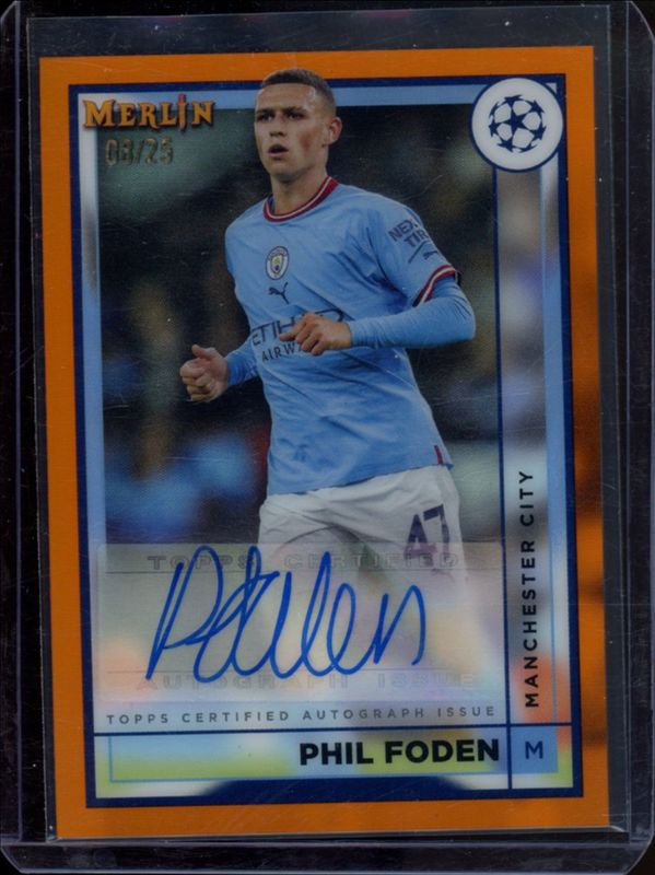 2022 Topps Merlin Chrome UEFA Club Competitions #AC-PF Autographs - Orange Refractor /25