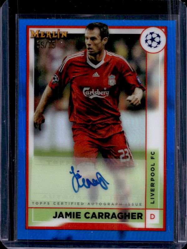 2022 Topps Merlin Chrome UEFA Club Competitions #AC-JC Autographs - Blue Refractor /75