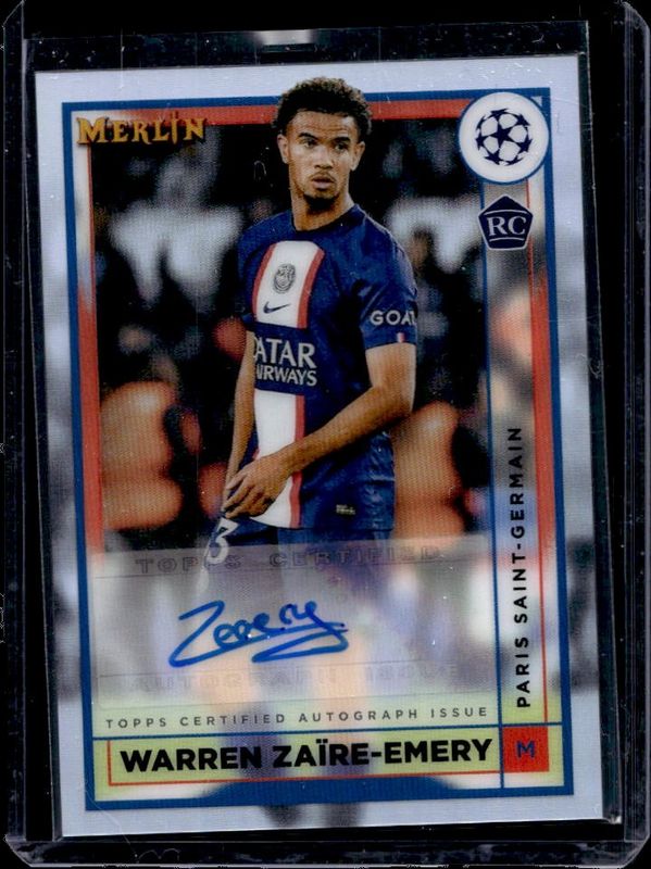 2022 Topps Merlin Chrome UEFA Club Competitions #AC-WZE Autographs
