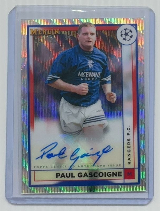 2022 Topps Merlin Chrome UEFA Club Competitions #AC-PG Autographs - Wave Refractor /150