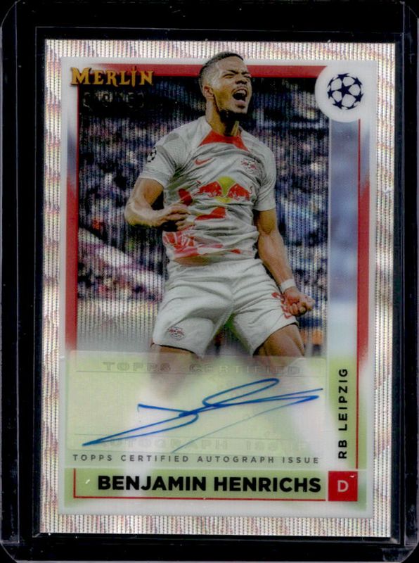 2022 Topps Merlin Chrome UEFA Club Competitions #AC-BH Autographs - Wave Refractor /150