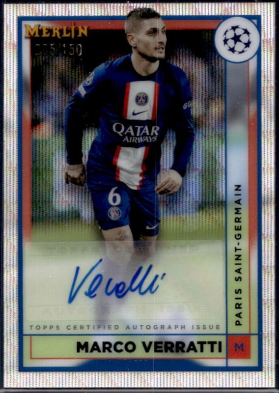 2022 Topps Merlin Chrome UEFA Club Competitions #AC-MV Autographs - Wave Refractor /150