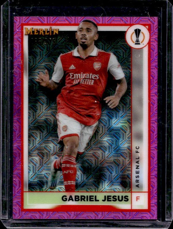 2022 Topps Merlin Chrome UEFA Club Competitions #16 Pink Mojo Refractor /275