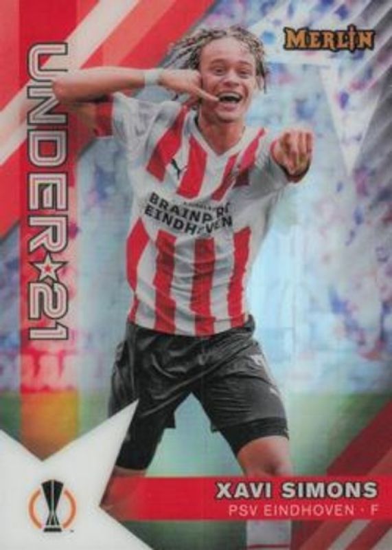2022 Topps Merlin Chrome UEFA Club Competitions #U21-3 U21 Stars