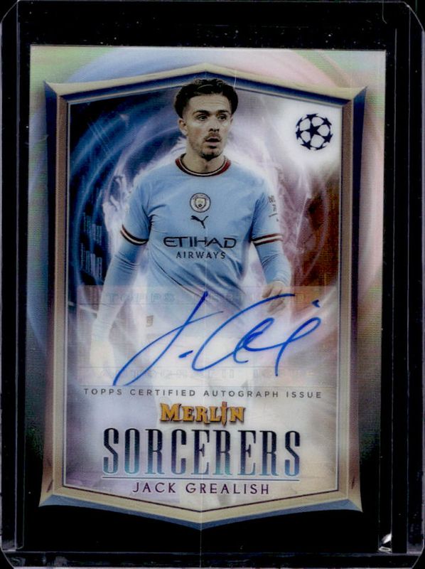 2022 Topps Merlin Chrome UEFA Club Competitions #SA-JG Sorcerers Autographs