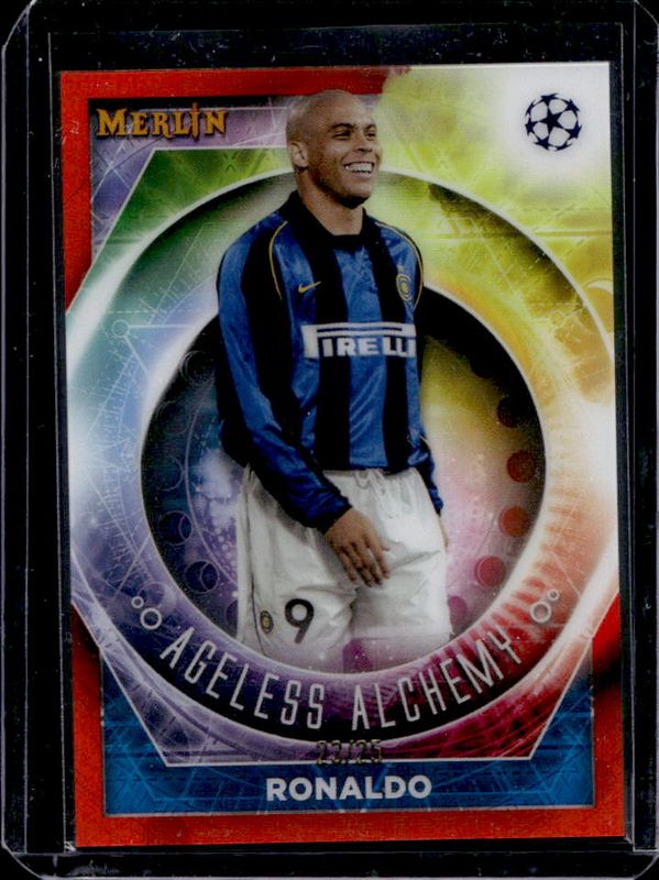 2022 Topps Merlin Chrome UEFA Club Competitions #AA-2 Ageless Alchemy - Orange Refractor /25