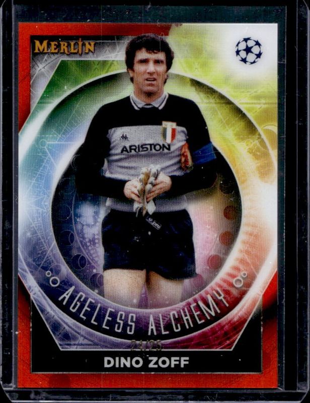 2022 Topps Merlin Chrome UEFA Club Competitions #AA-12 Ageless Alchemy - Orange Refractor /25