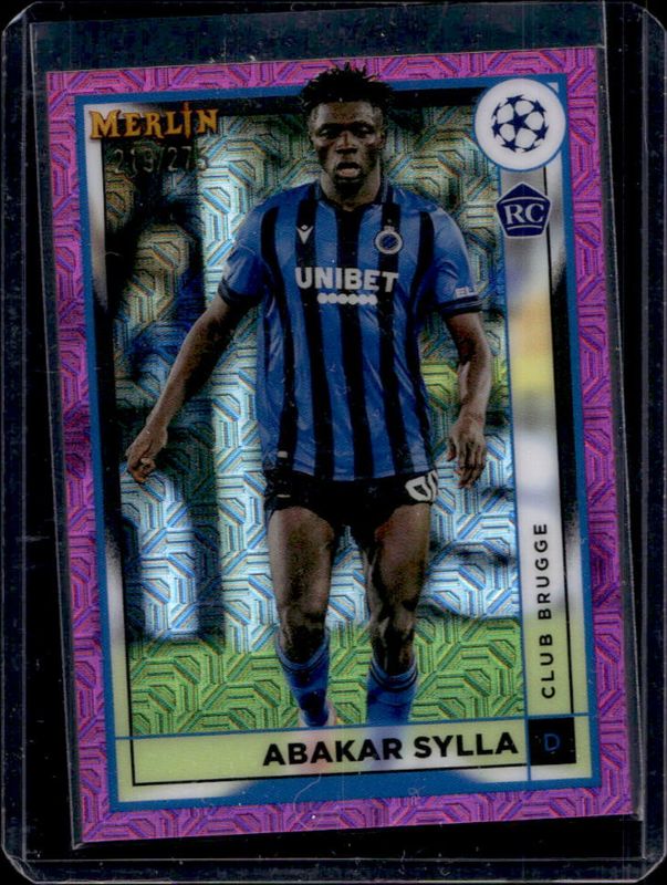 2022 Topps Merlin Chrome UEFA Club Competitions #46 Pink Mojo Refractor /275