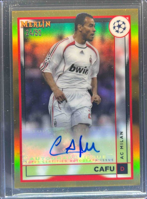 2022 Topps Merlin Chrome UEFA Club Competitions #AC-CA Autographs - Gold Refractor /50