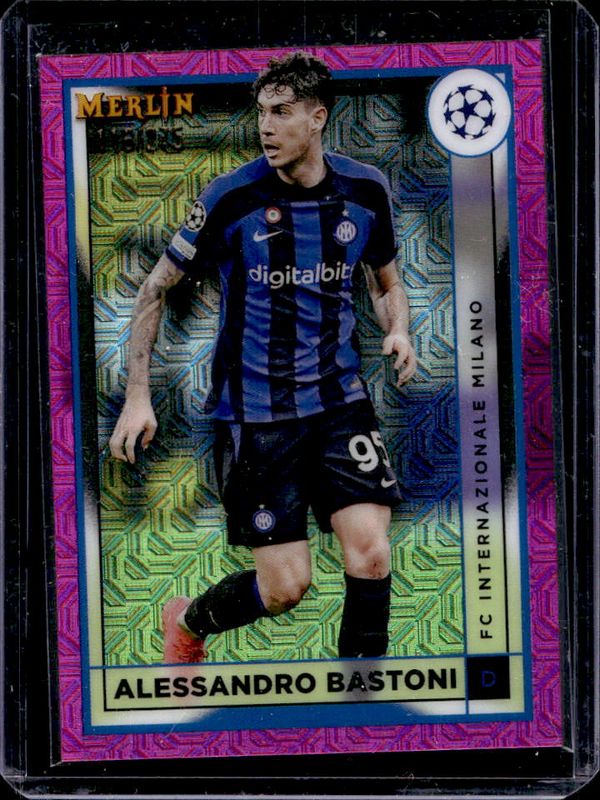 2022 Topps Merlin Chrome UEFA Club Competitions #66 Pink Mojo Refractor /275