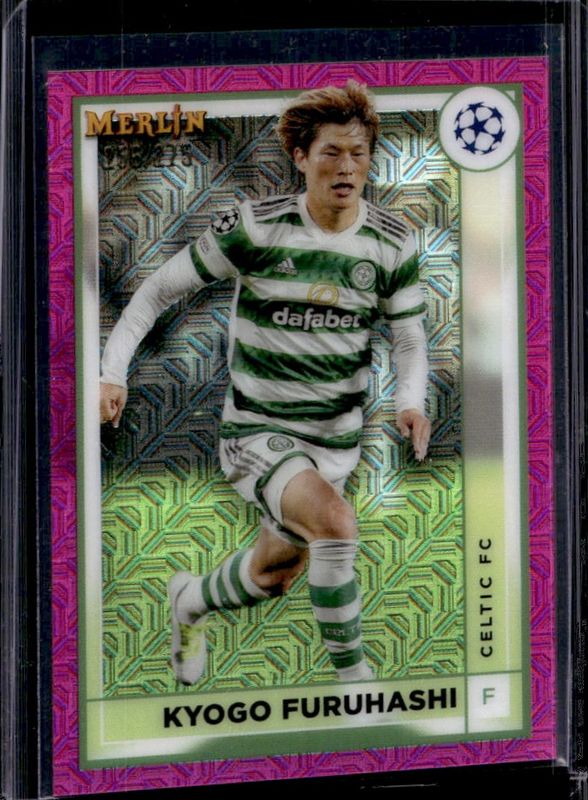 2022 Topps Merlin Chrome UEFA Club Competitions #35 Pink Mojo Refractor /275