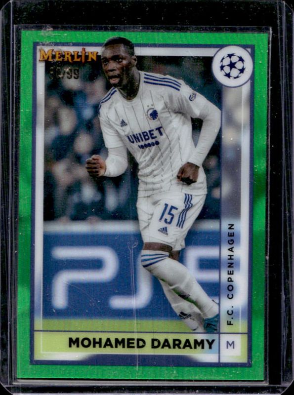 2022 Topps Merlin Chrome UEFA Club Competitions #62 Green Refractor /99