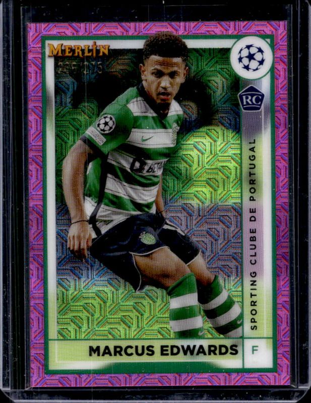 2022 Topps Merlin Chrome UEFA Club Competitions #126 Pink Mojo Refractor /275