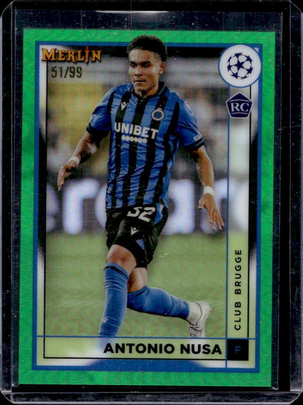 2022 Topps Merlin Chrome UEFA Club Competitions #45 Green Refractor /99