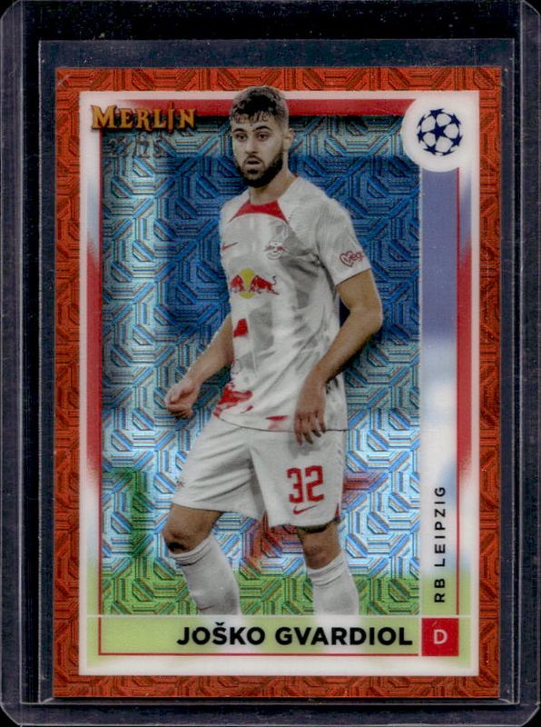 2022 Topps Merlin Chrome UEFA Club Competitions #116 Orange Mojo Refractor /25
