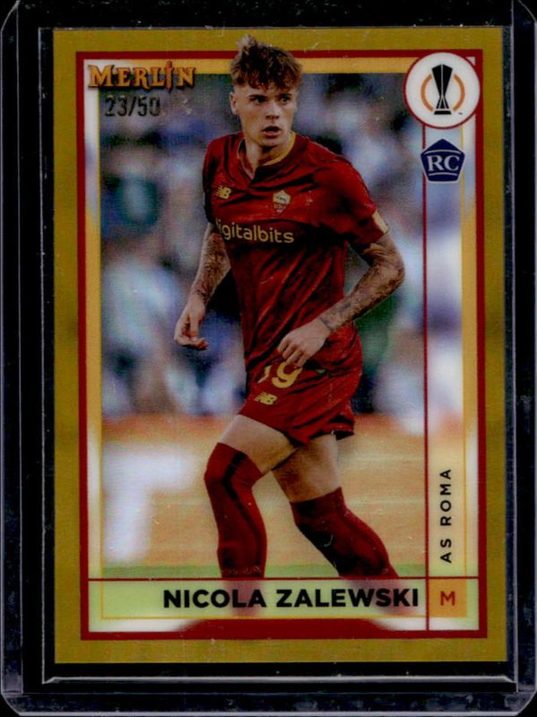 2022 Topps Merlin Chrome UEFA Club Competitions #22 Gold Refractor /50