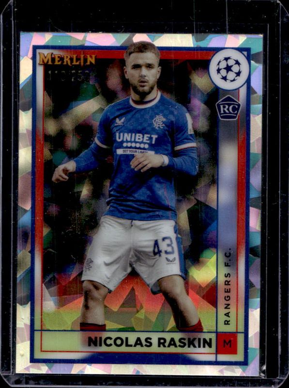2022 Topps Merlin Chrome UEFA Club Competitions #148 Atomic Refractor /250