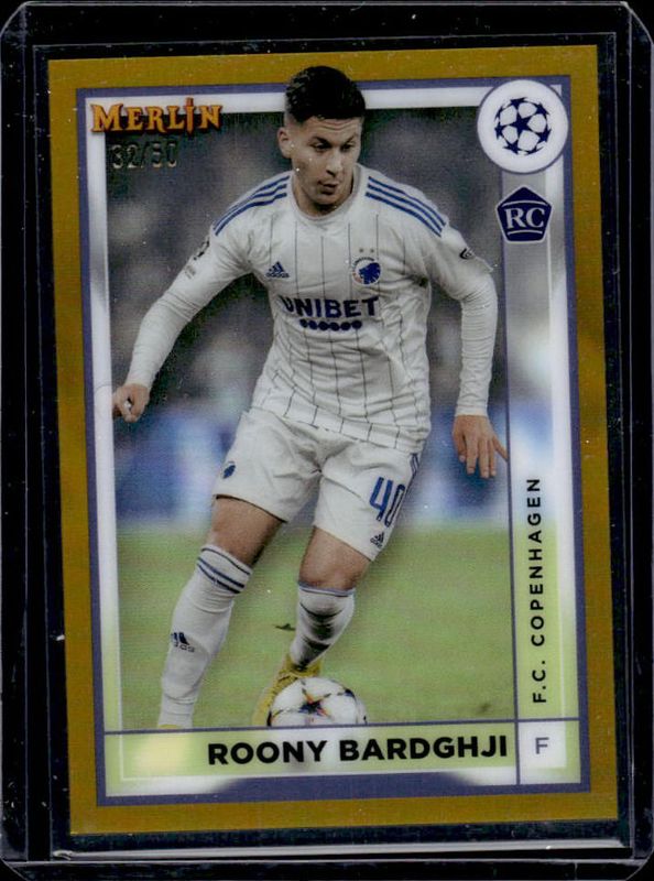 2022 Topps Merlin Chrome UEFA Club Competitions #60 Gold Refractor /50