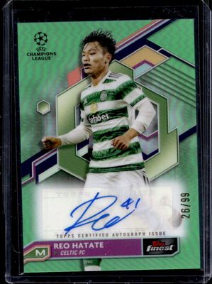 2022 Topps Finest UEFA Club Competitions #A-RH Autographs - Neon Green Refractor /99