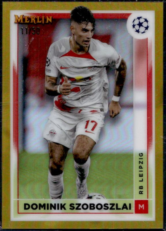 2022 Topps Merlin Chrome UEFA Club Competitions #114 Gold Refractor /50