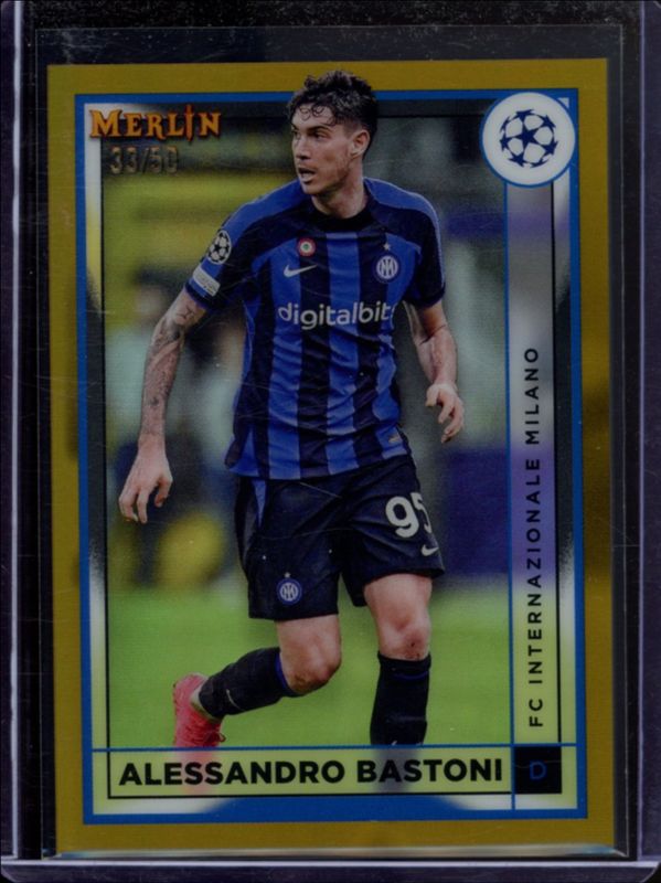 2022 Topps Merlin Chrome UEFA Club Competitions #66 Gold Refractor /50