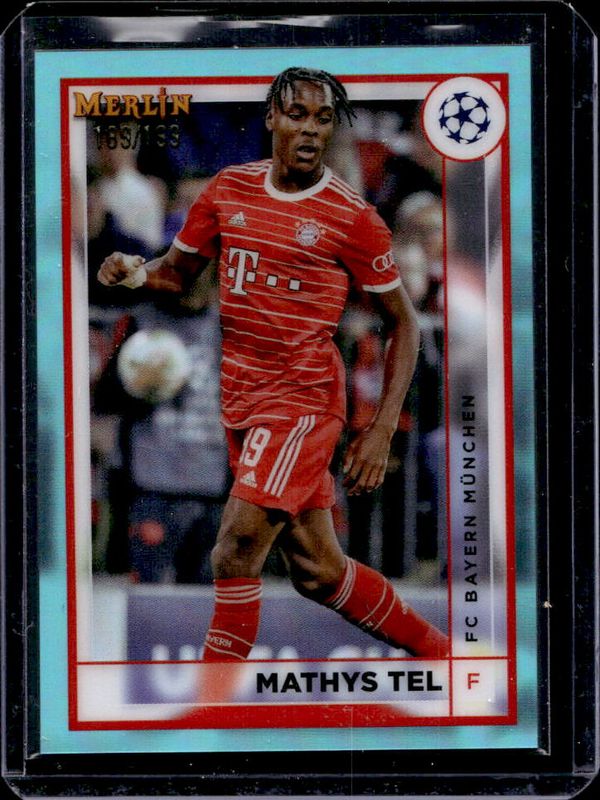 2022 Topps Merlin Chrome UEFA Club Competitions #58 Aqua Refractor /199