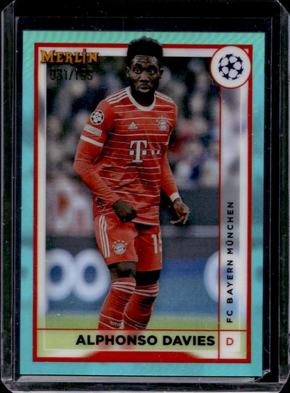2022 Topps Merlin Chrome UEFA Club Competitions #55 Aqua Refractor /199