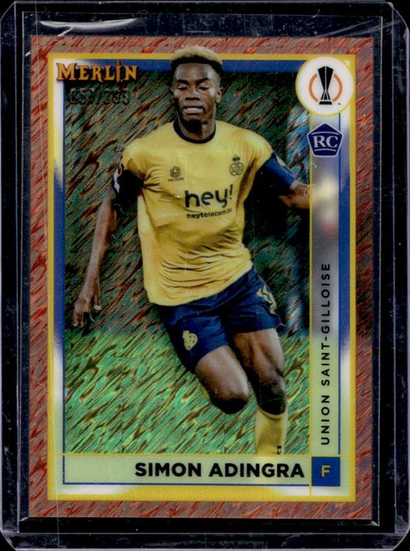 2022 Topps Merlin Chrome UEFA Club Competitions #141 Rose Gold Shimmer Refractor /299