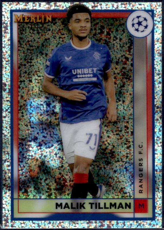 2022 Topps Merlin Chrome UEFA Club Competitions #150 Speckle Refractor /150