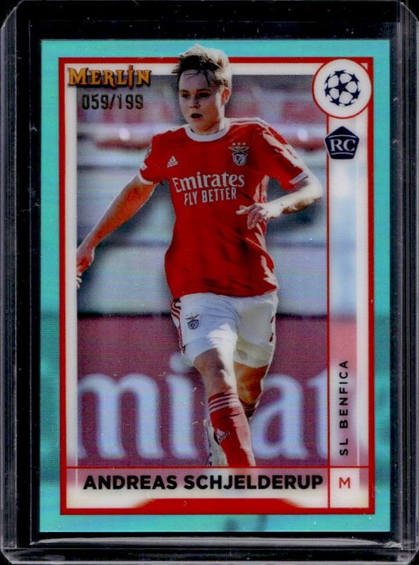 2022 Topps Merlin Chrome UEFA Club Competitions #143 Aqua Refractor /199