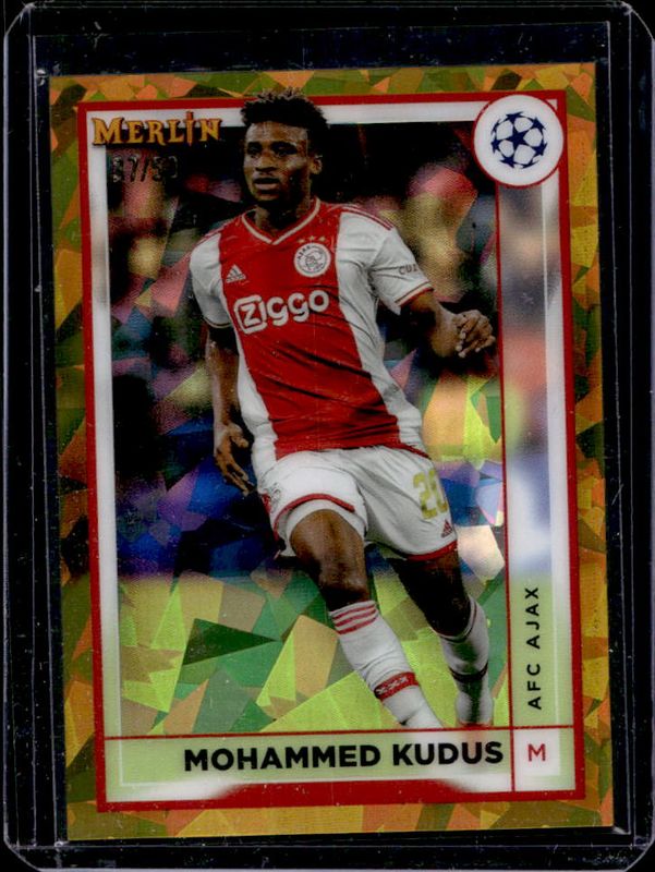 2022 Topps Merlin Chrome UEFA Club Competitions #8 Gold Atomic Refractor /50