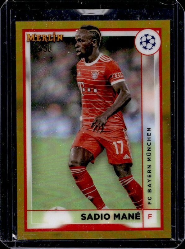 2022 Topps Merlin Chrome UEFA Club Competitions #59 Gold Refractor /50